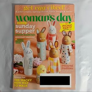 Womans Day Magazine April May 2022 Easter Crafts Spring Decor Sunday Supper